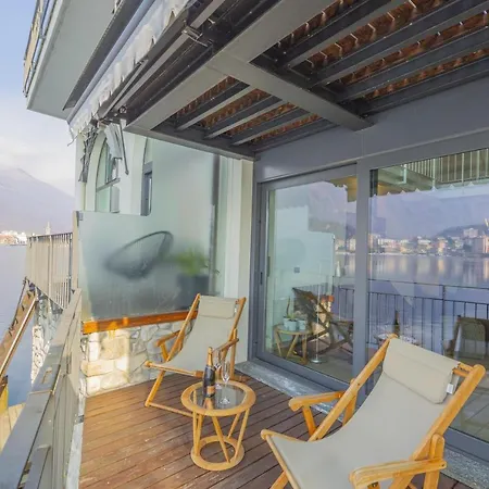 Waterfront Lake Orta Apartment Omegna